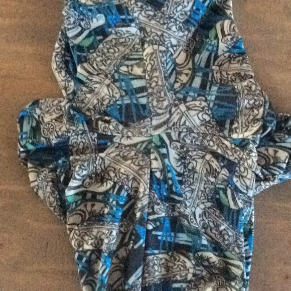 EUC OS Cowboy Boot Lularoe Leggings - Picture 3 of 4